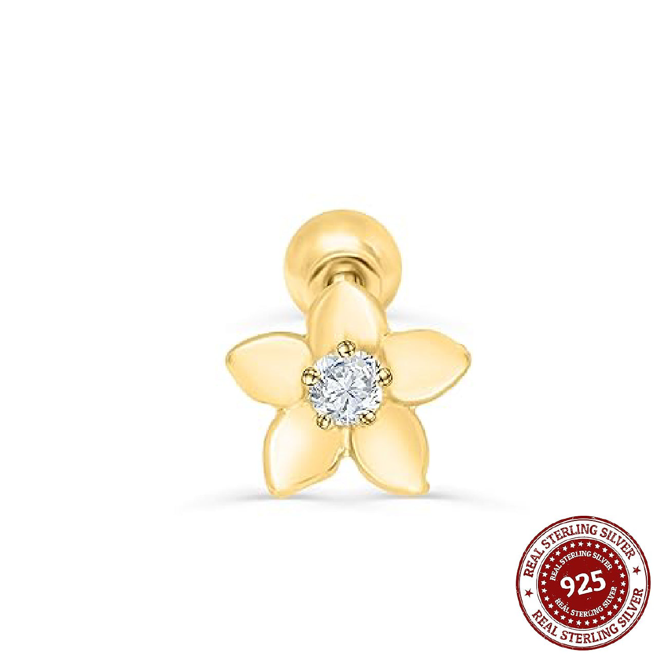 Piercing Zircon Flower