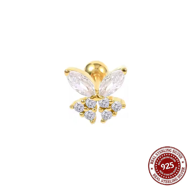 Piercing Zircon Butterfly